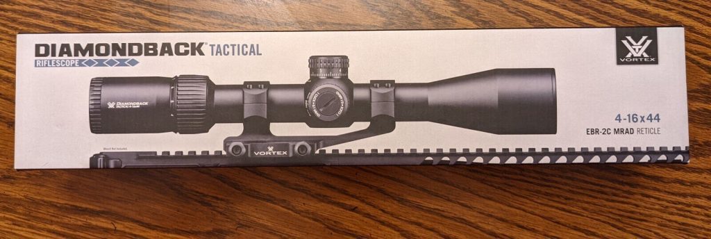 دوربین اسلحه ورتکس دیاموند بک تاکتیکال VORTEX DIAMONDBACK TACTICAL 4-16X44 FFP