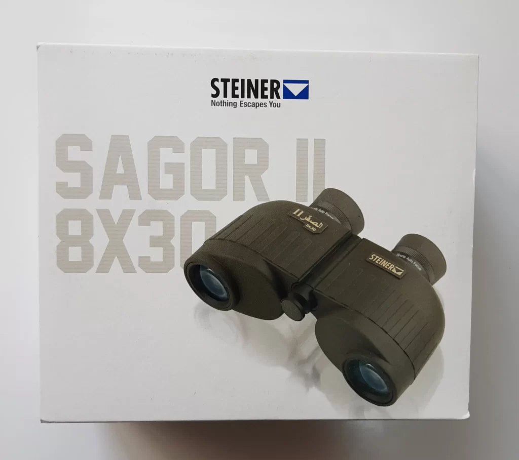 جعبه دوربین شکاری الصقر Sagor 8×30 اصلی